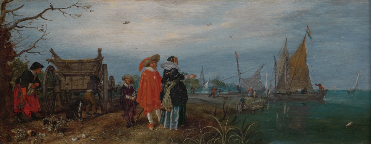 Ősz (beszélgetés) alkotó: Adriaen Pietersz van de Venne