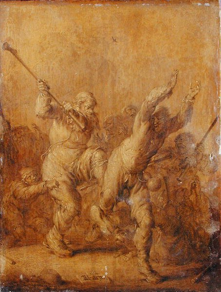 Koldusok harca alkotó: Adriaen Pietersz. van de Venne