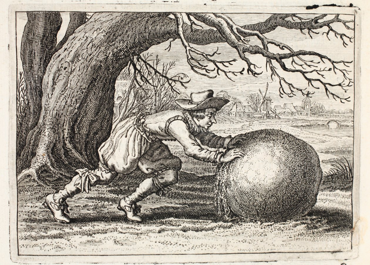 Becsület és erény, illusztráció Johannes de Brune (1589-1658), Jan Jacobs Schipper „Emblemata of Zinne-werk” című művéből, Amszterdam, 1661 alkotó: Adriaen Pietersz van de Venne