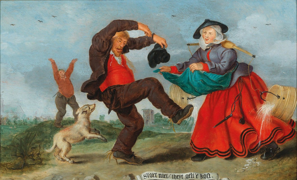 Egy holland közmondás illusztrációja, 1627. alkotó: Adriaen Pietersz. van de Venne
