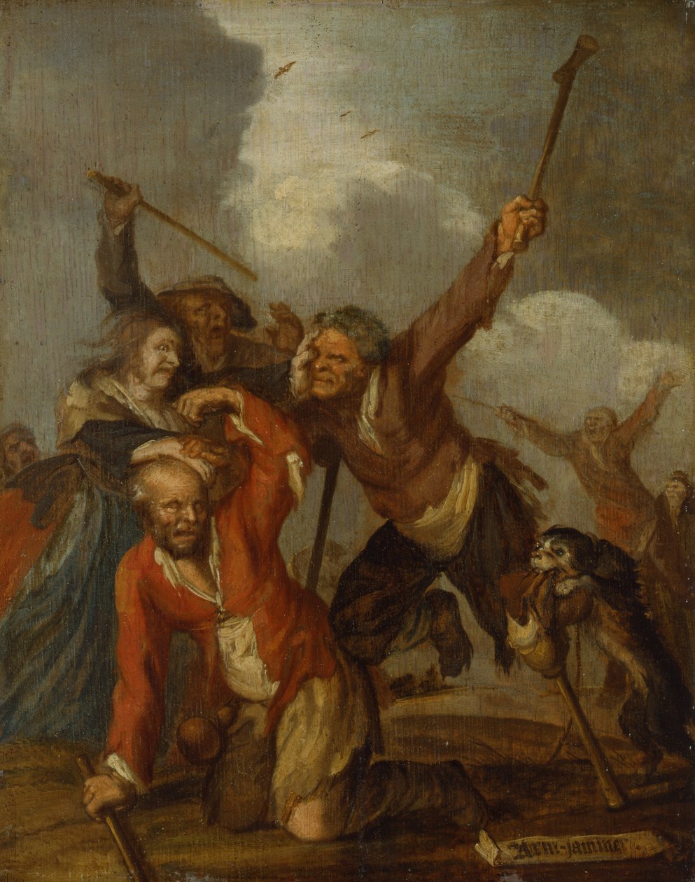 Szenvedés alkotó: Adriaen Pietersz van de Venne