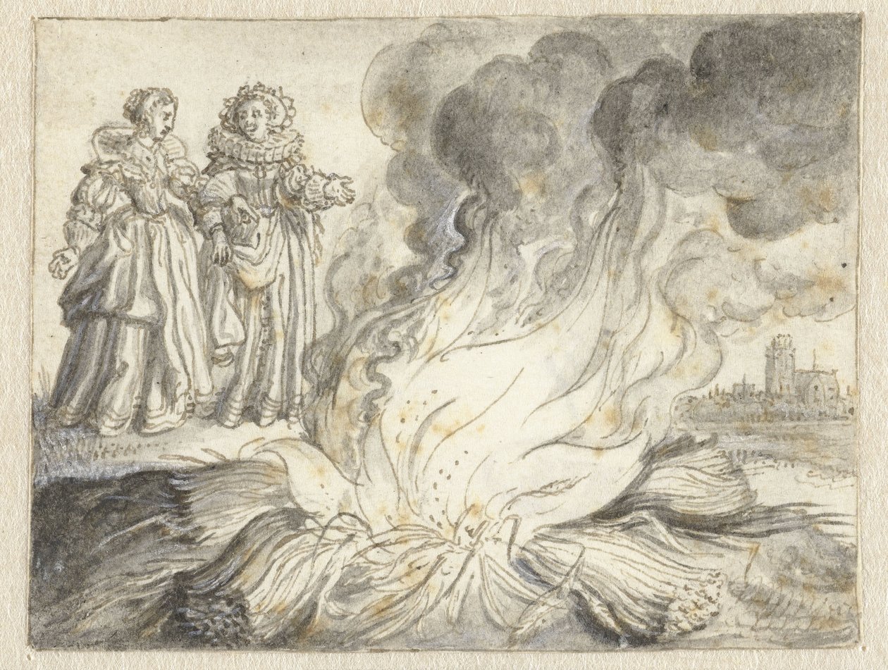 „A szenvedély nem más, mint szalmatűz” alkotó: Adriaen Pietersz van de Venne