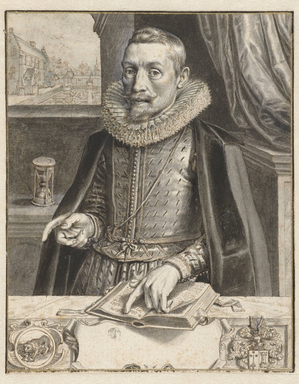 Jacob Cats portréja alkotó: Adriaen Pietersz van de Venne