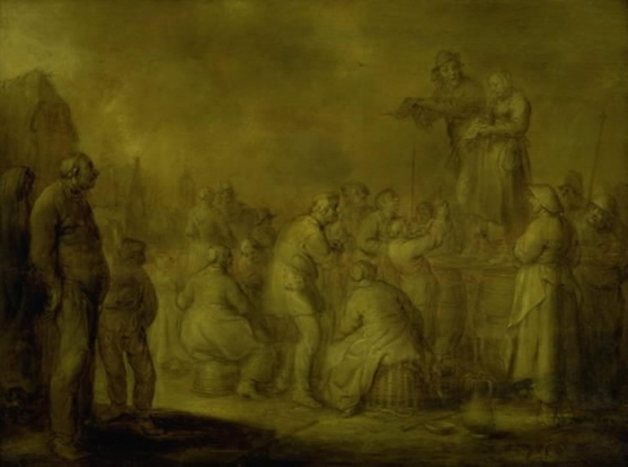 Street Singers alkotó: Adriaen Pietersz. van de Venne