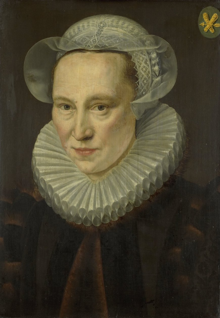 Grietje Pietersdr Codde portréja (meghalt 1607-ben) alkotó: Adriaen Thomasz. Key