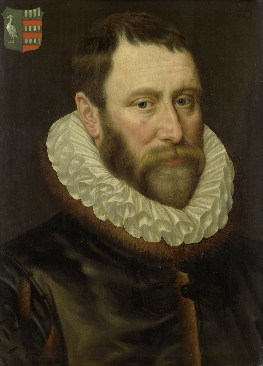 Jacob Bas Claesz (1536-1589) portréja alkotó: Adriaen Thomasz. Key