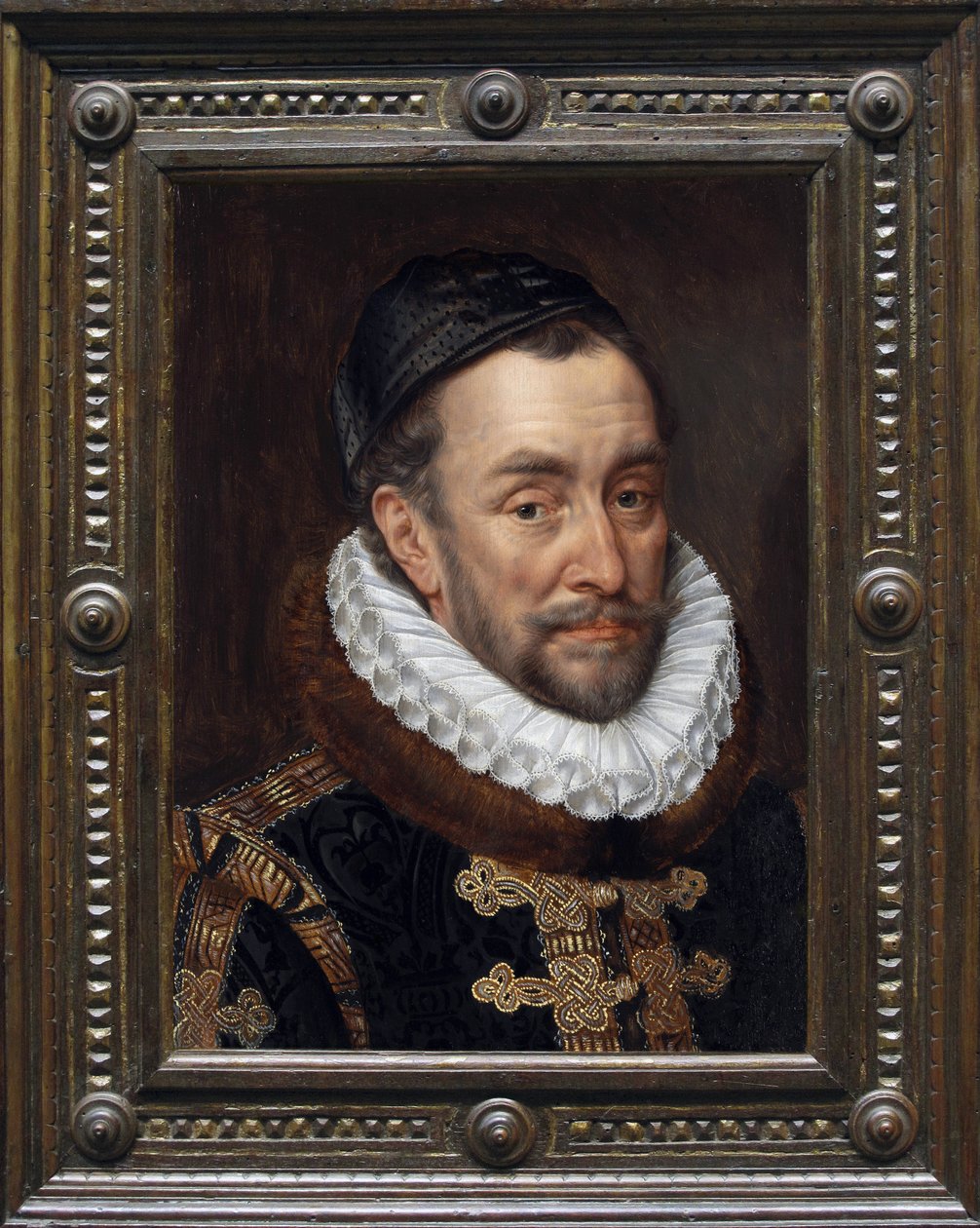 Néma Vilmos (I. Vilmos, Orange hercege) - I. Vilmos orániai portréja-Nassau Orange hercege (William (Willem vagy William) Orange-i herceg (1533-1584). Nassaui Vilmos, Orange hercege, Vilmosként ismert Taciturn, az Orange N ház alapítója alkotó: Adriaen Thomasz Key