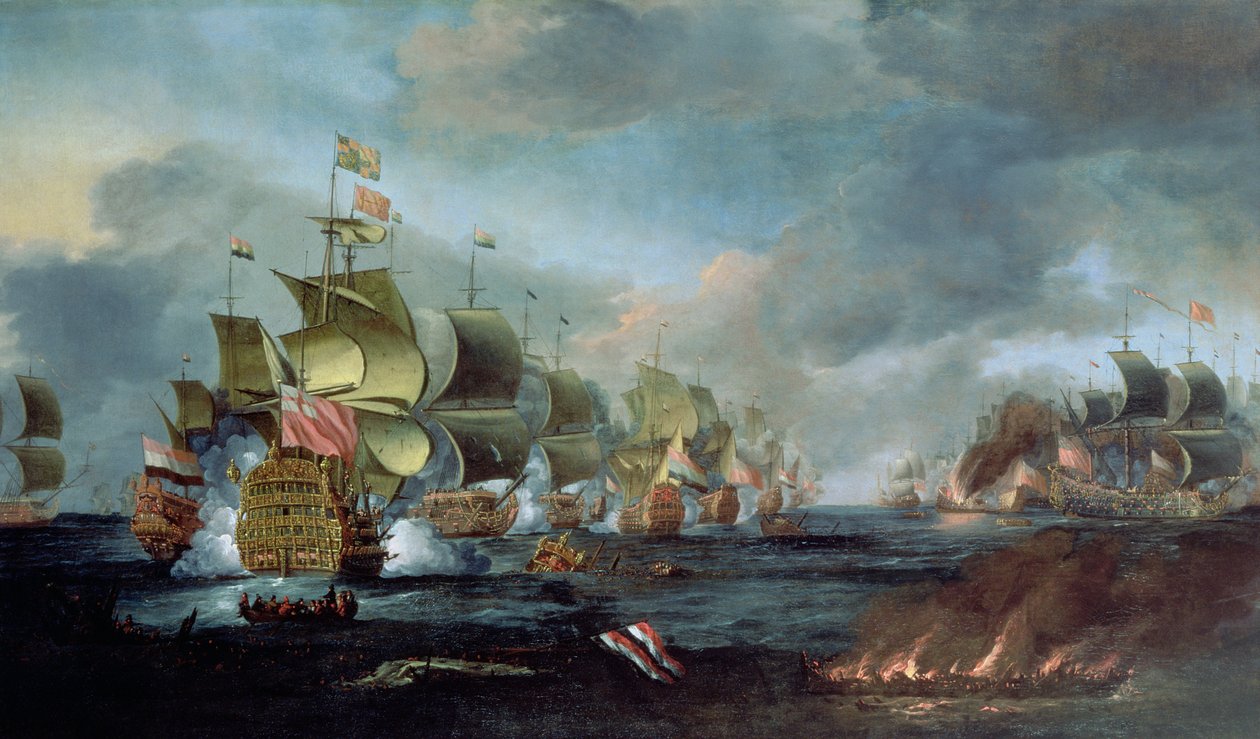 Lowestofti csata, 1665. június 3 alkotó: Adriaen van Diest