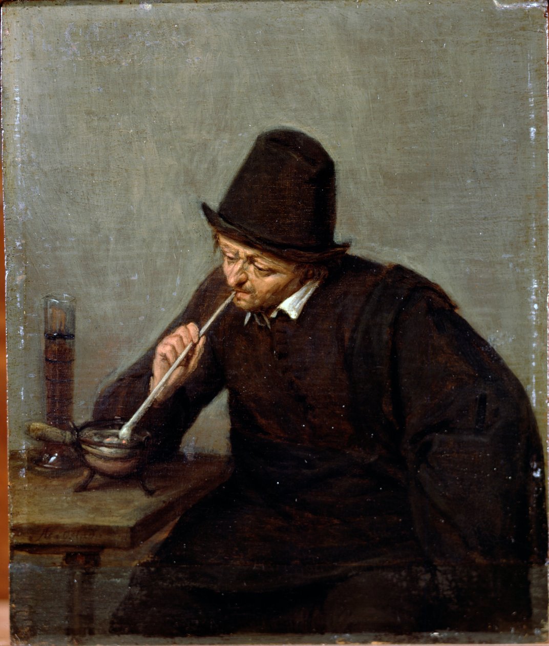 Egy dohányzó férfi alkotó: Adriaen van Ostade