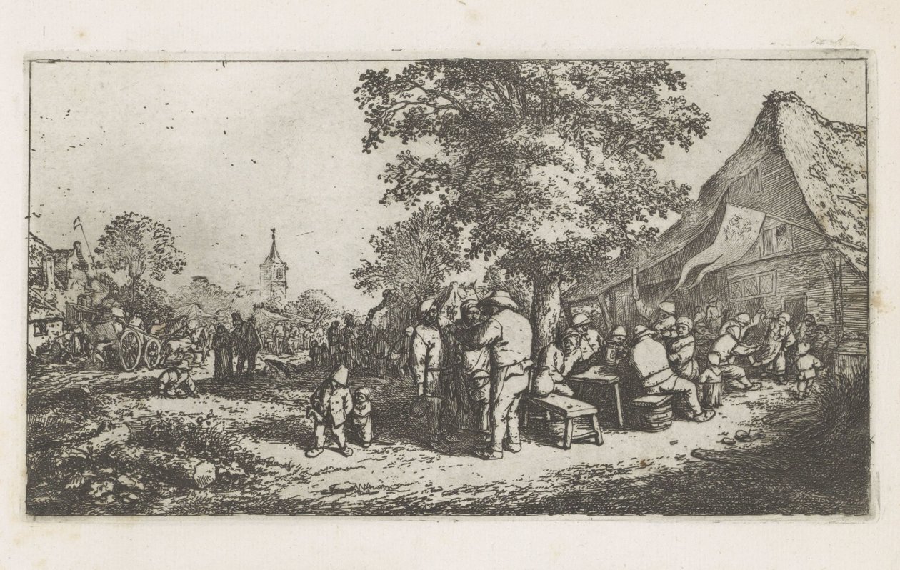 Gazdavásár alkotó: Adriaen van Ostade