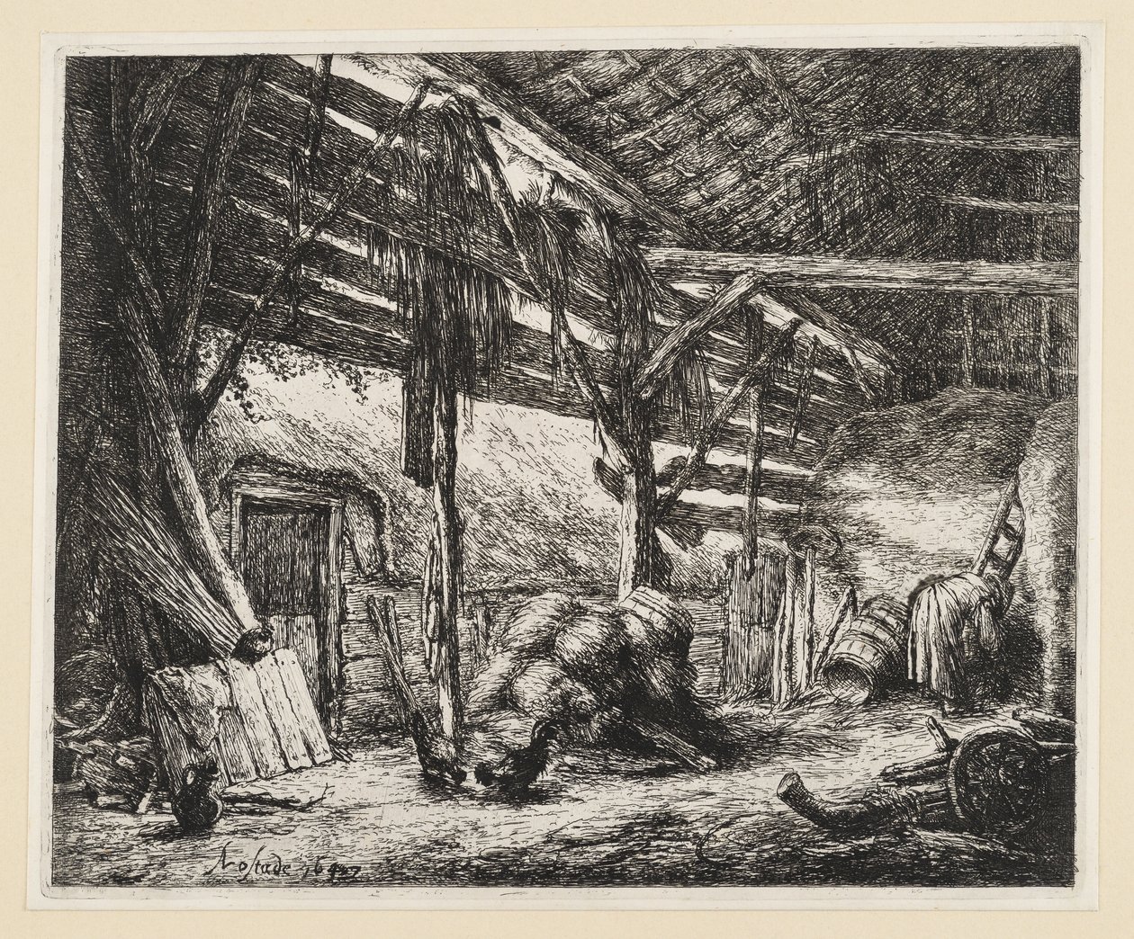 A pajta alkotó: Adriaen van Ostade