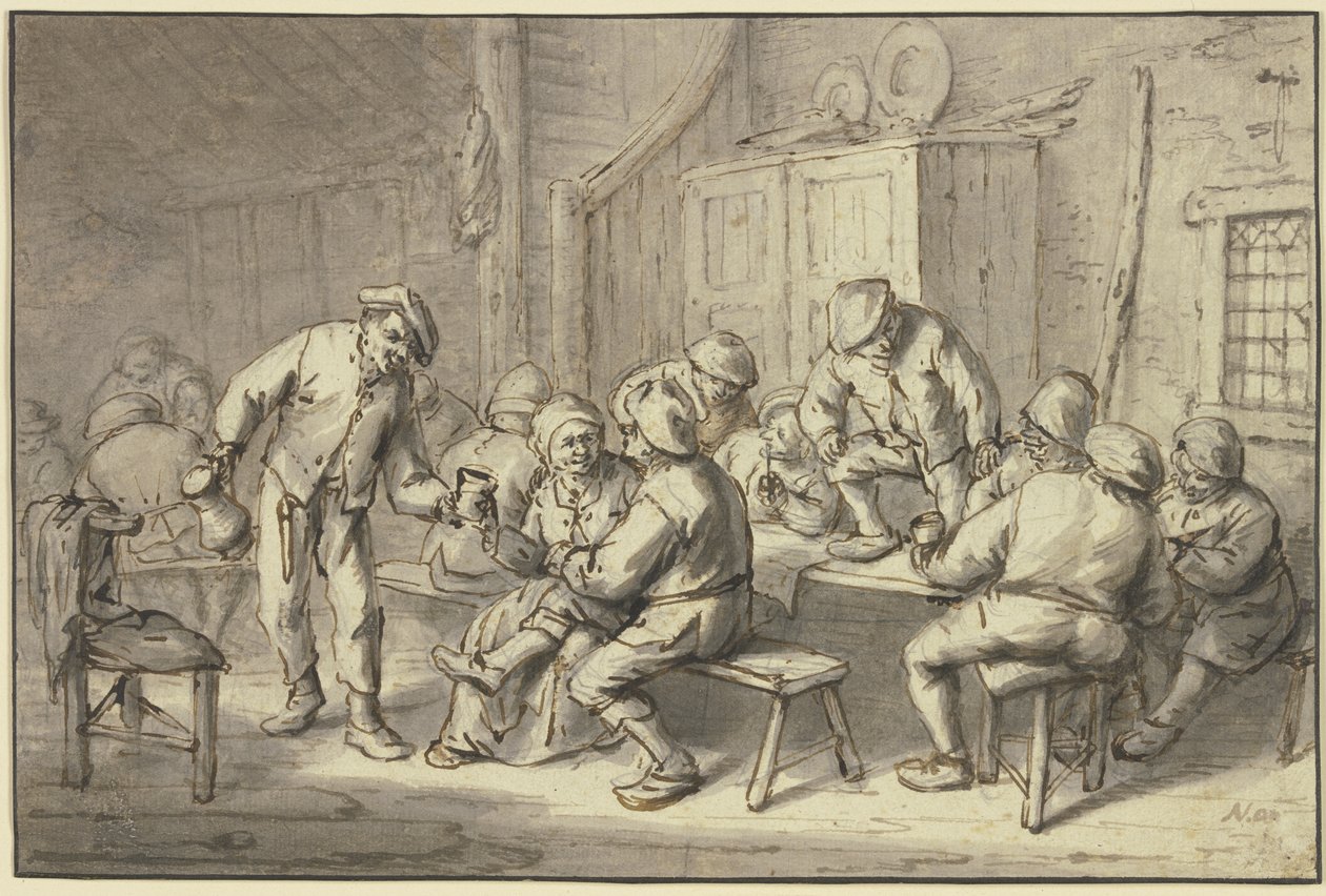 A farmer kocsmája alkotó: Adriaen van Ostade