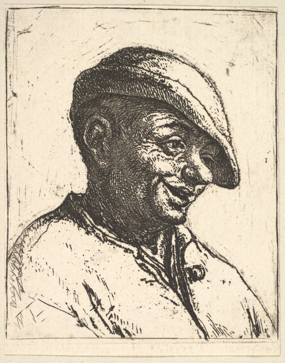 Nevető paraszt alkotó: Adriaen van Ostade