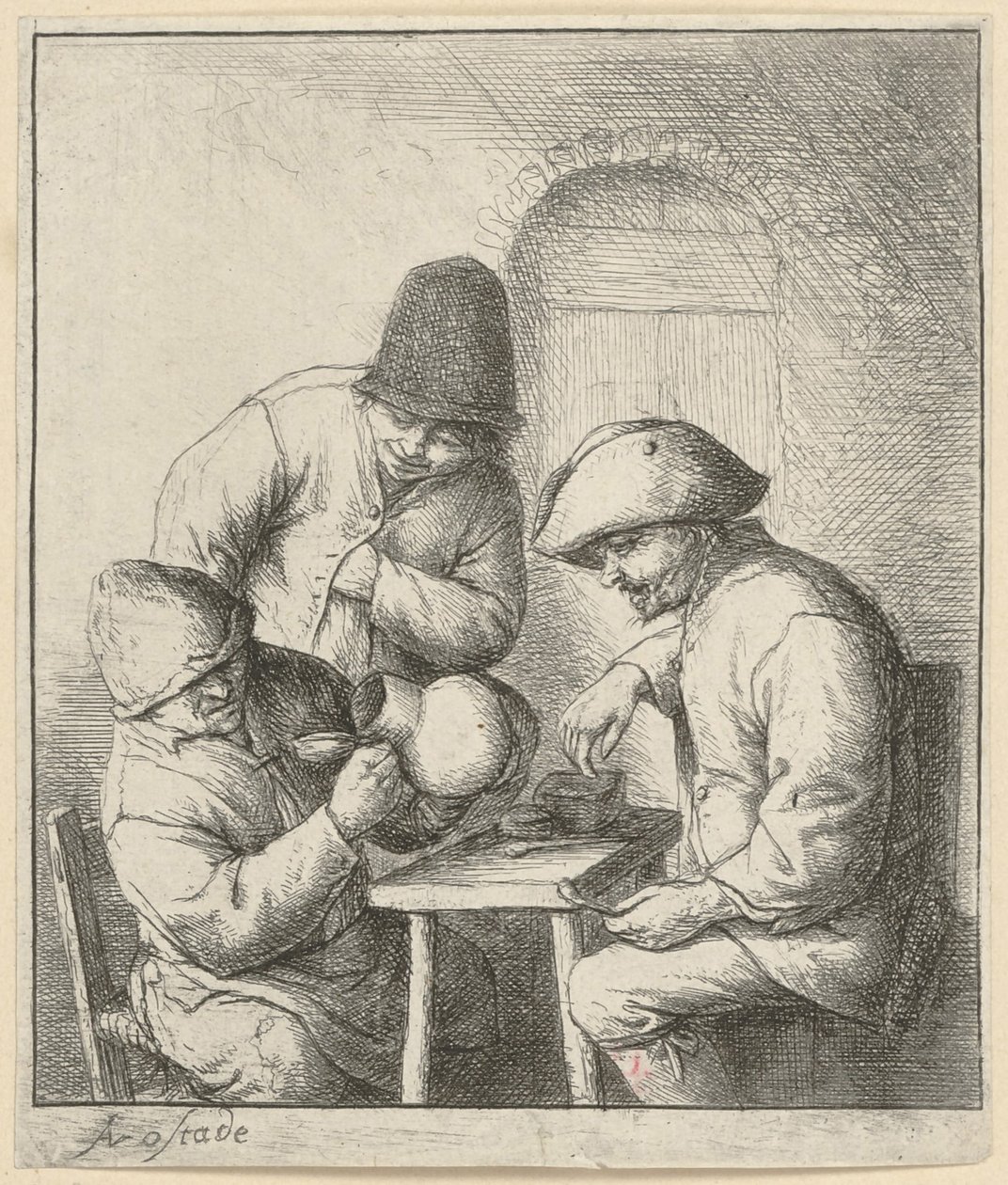 Üres korsó alkotó: Adriaen van Ostade