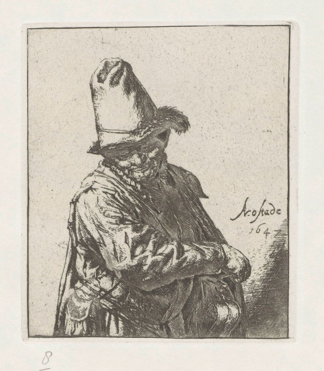 Csörlőforgató alkotó: Adriaen van Ostade