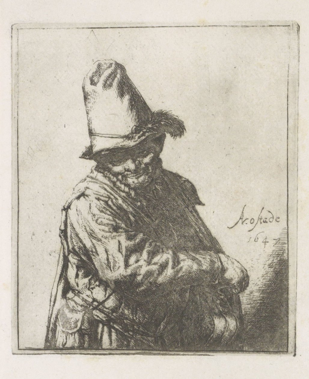 Csörlőforgató alkotó: Adriaen van Ostade