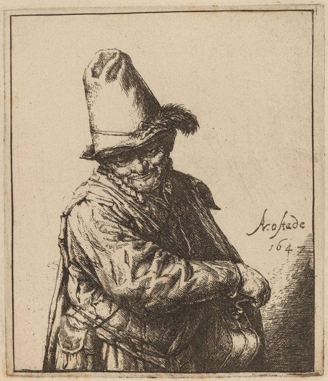 Szervcsiszoló alkotó: Adriaen van Ostade
