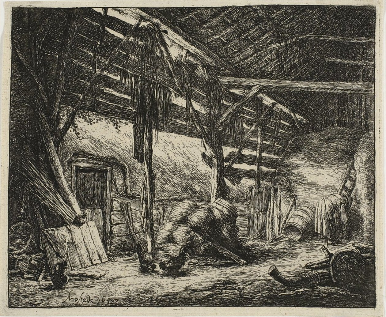 A Pajta alkotó: Adriaen van Ostade