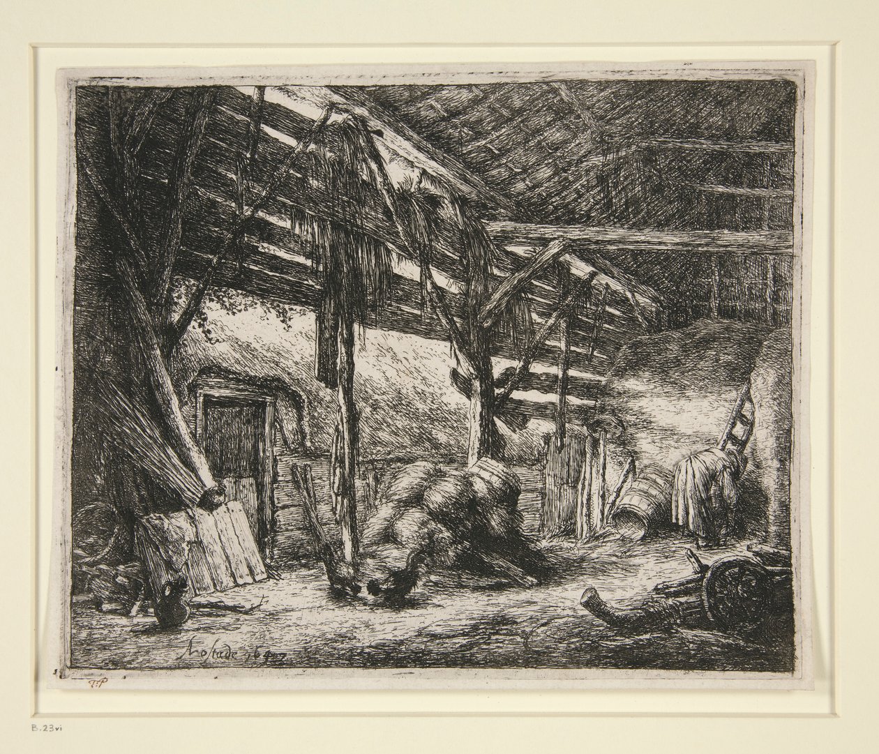 A Pajta alkotó: Adriaen van Ostade