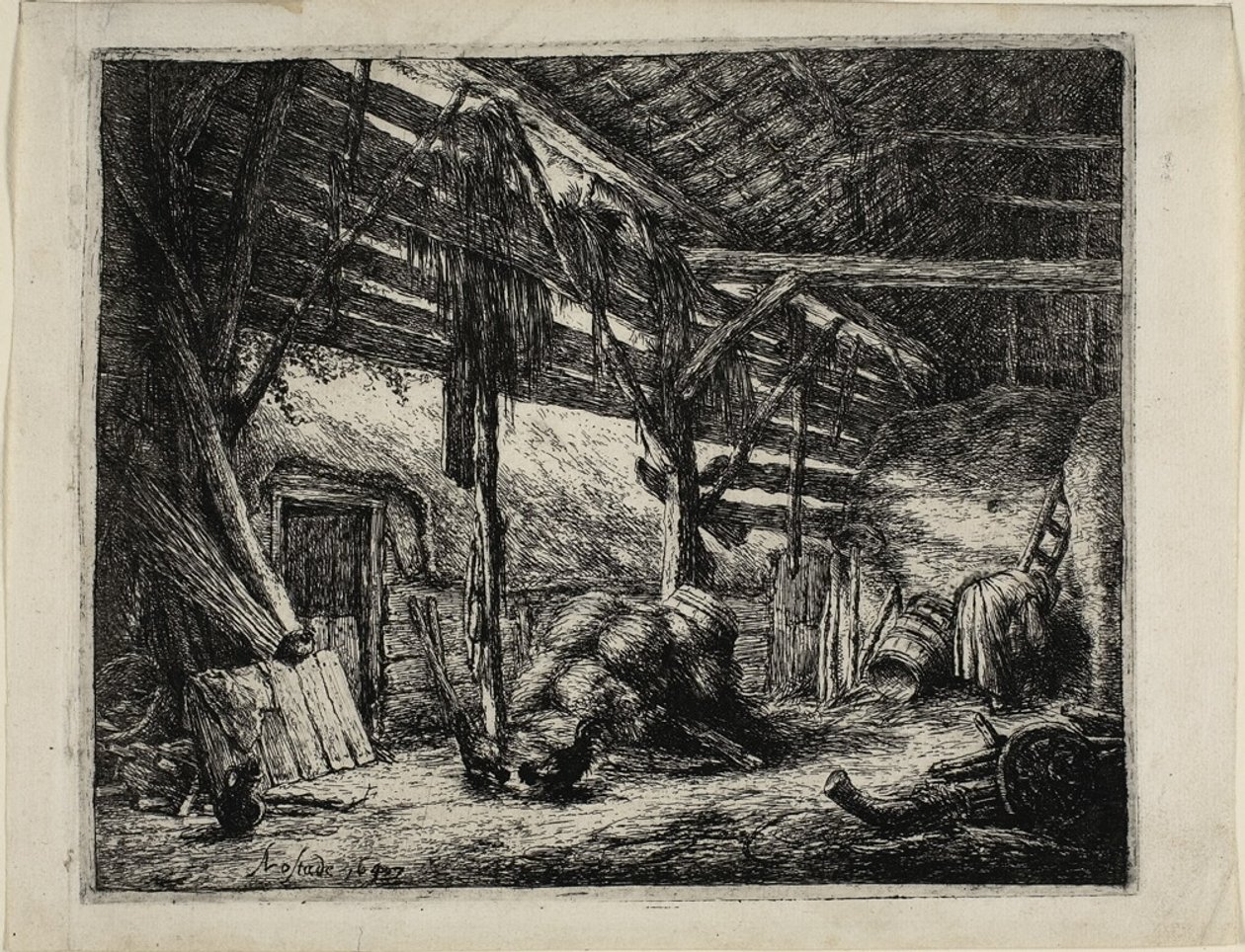 A pajta alkotó: Adriaen van Ostade