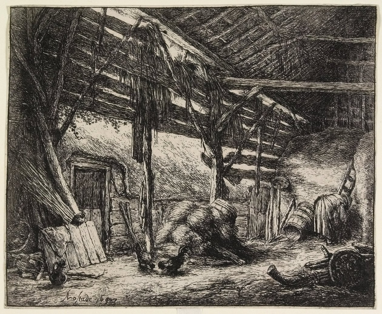 A pajta alkotó: Adriaen van Ostade
