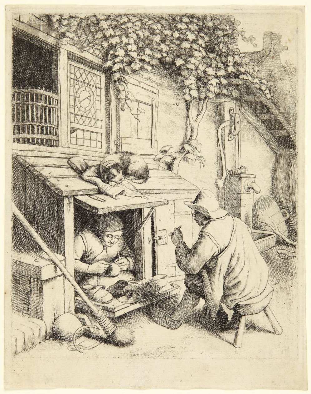 A cipész alkotó: Adriaen van Ostade