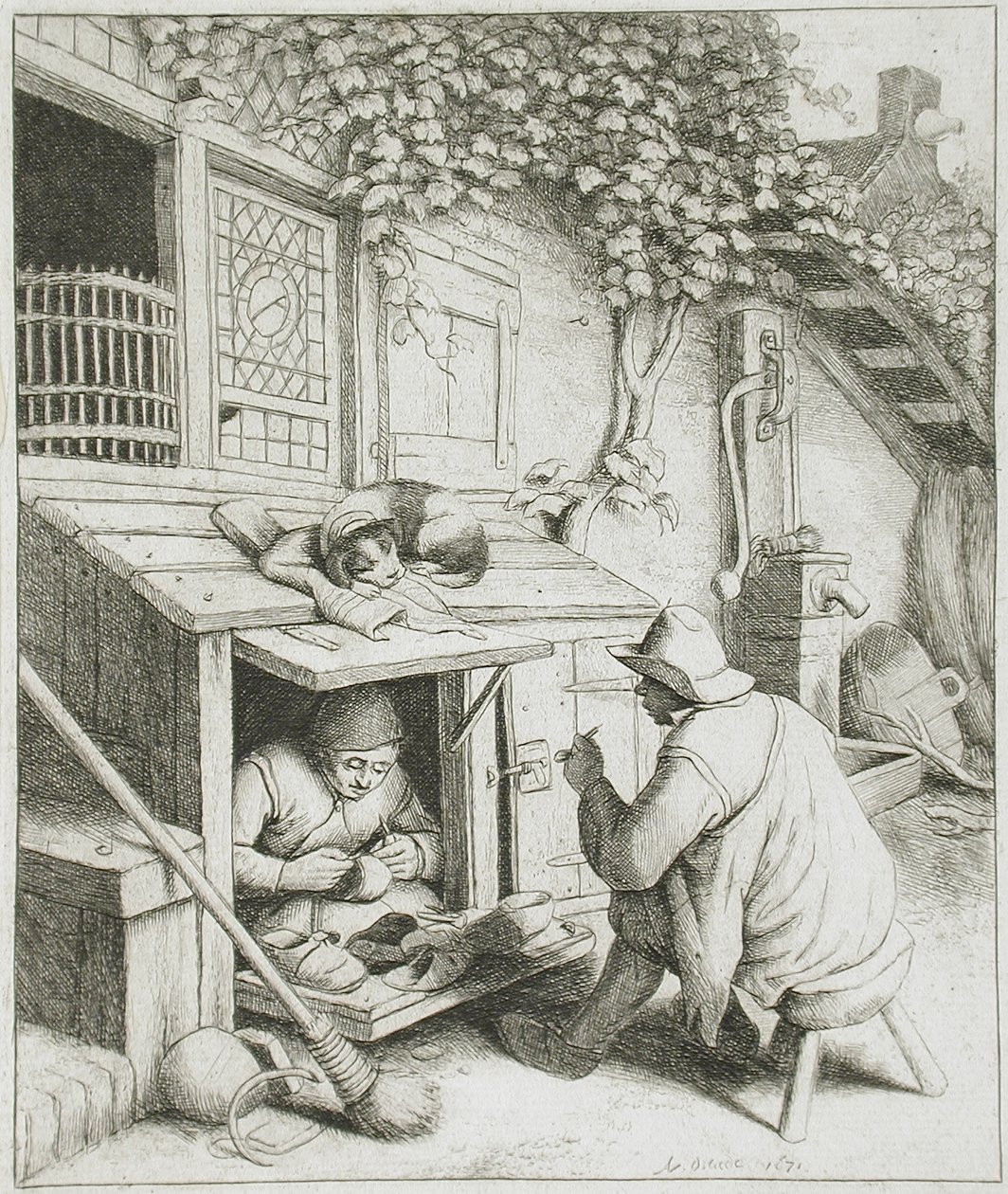 A cipész alkotó: Adriaen van Ostade