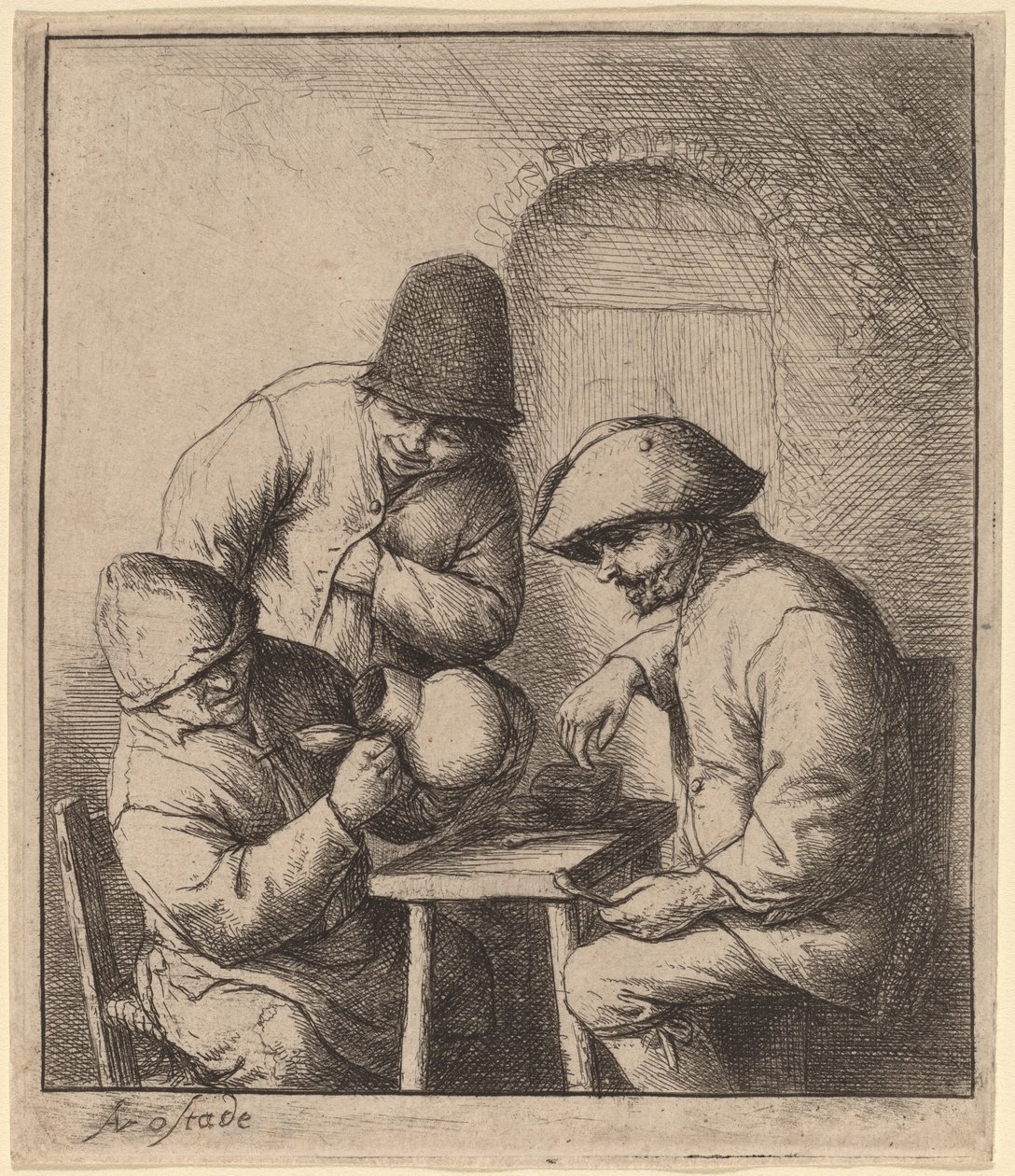 Az üres kancsó alkotó: Adriaen van Ostade