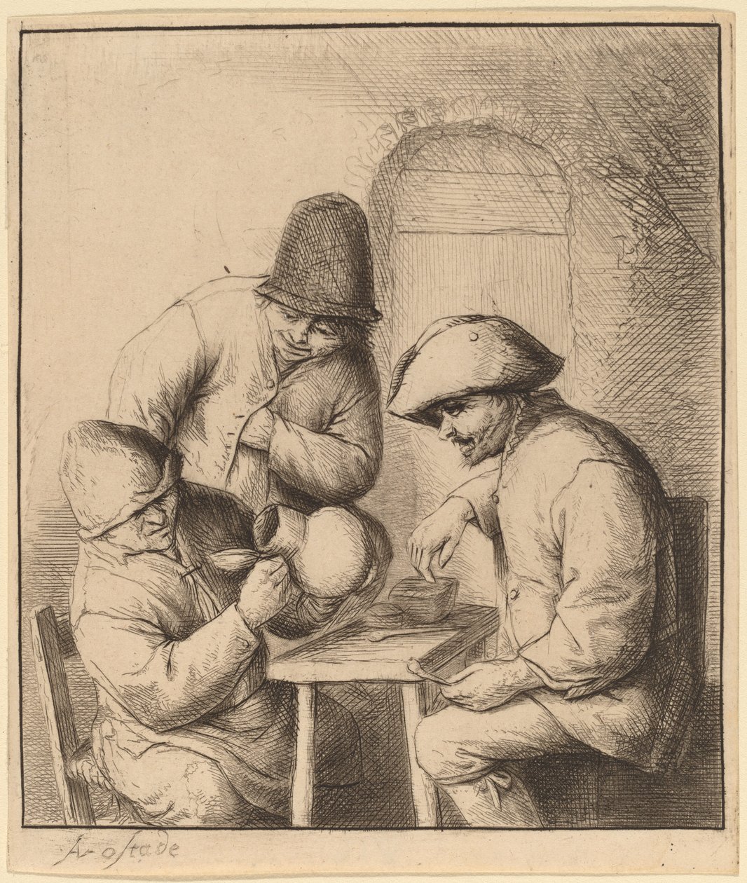 Az üres kancsó alkotó: Adriaen van Ostade