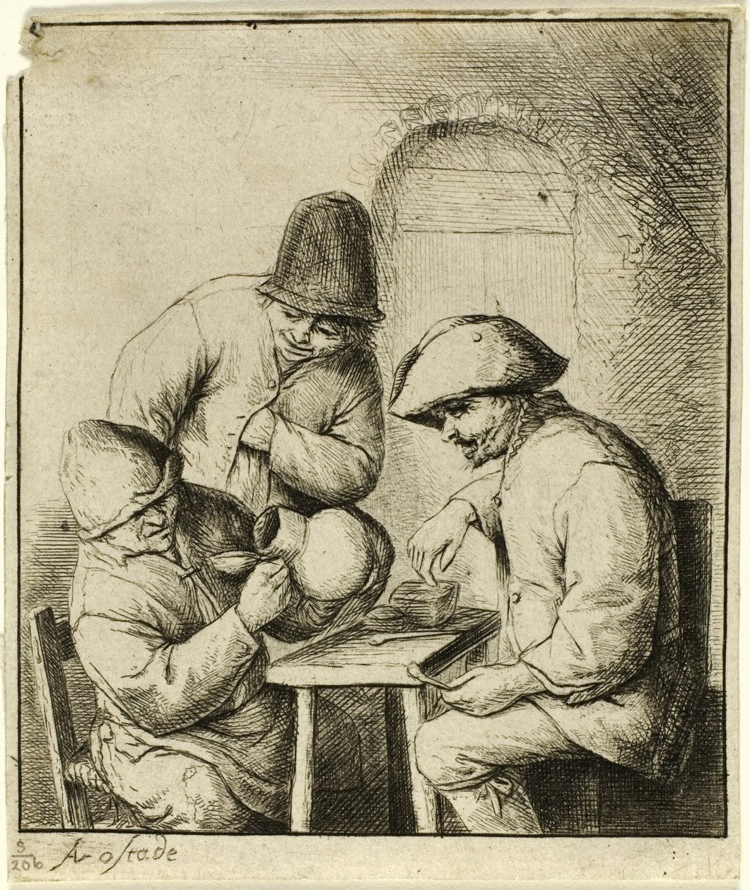 Az üres kancsó alkotó: Adriaen van Ostade