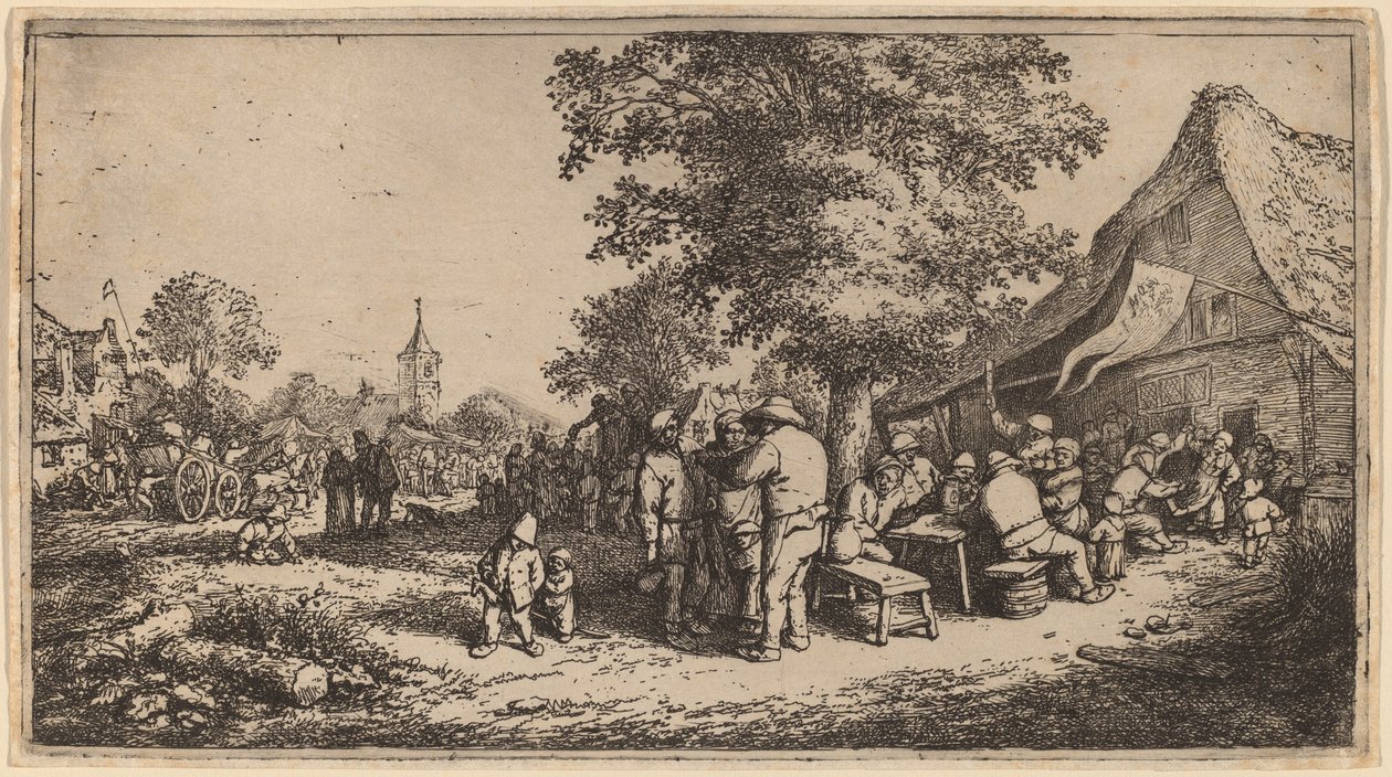 A Vásár alkotó: Adriaen van Ostade