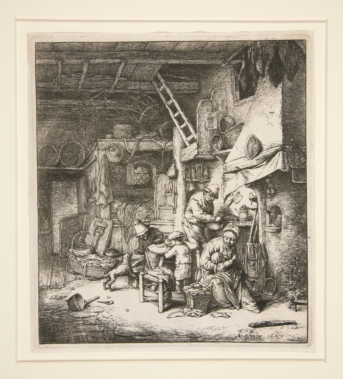 A család alkotó: Adriaen van Ostade