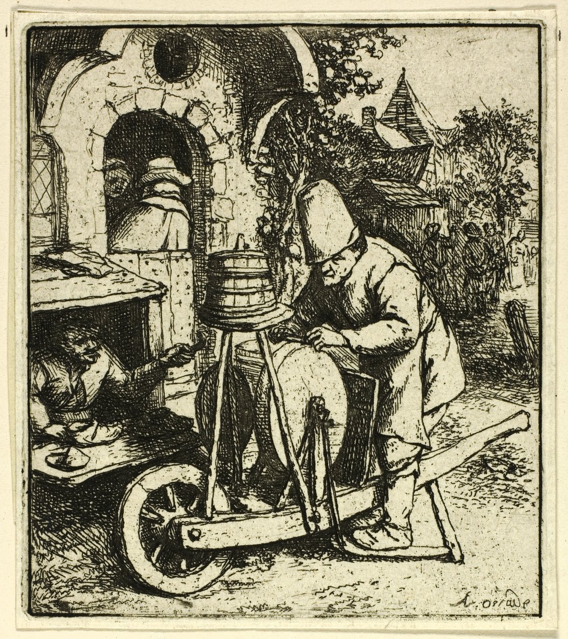 A Késdaráló alkotó: Adriaen van Ostade