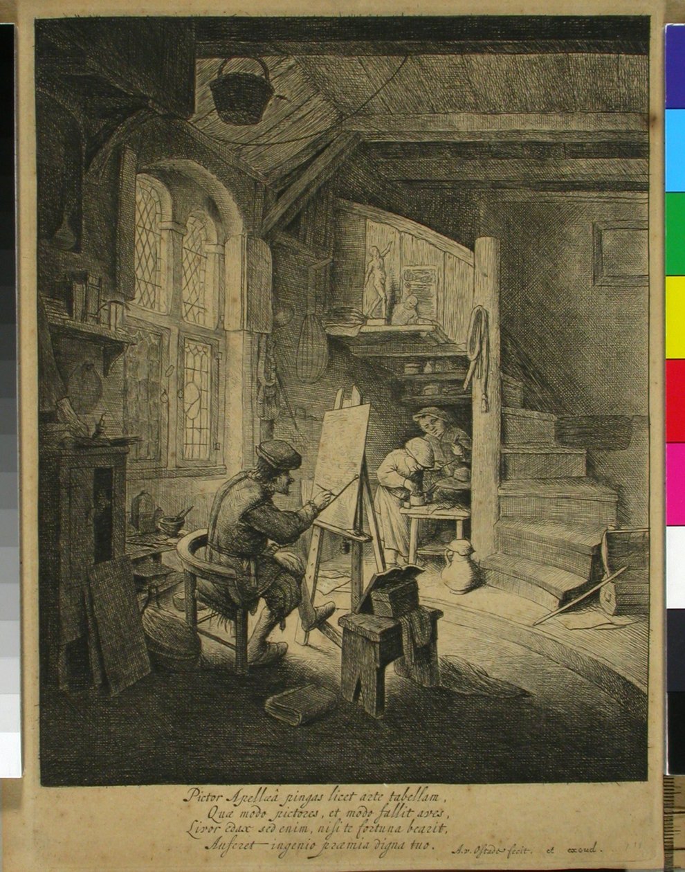 A festő alkotó: Adriaen van Ostade