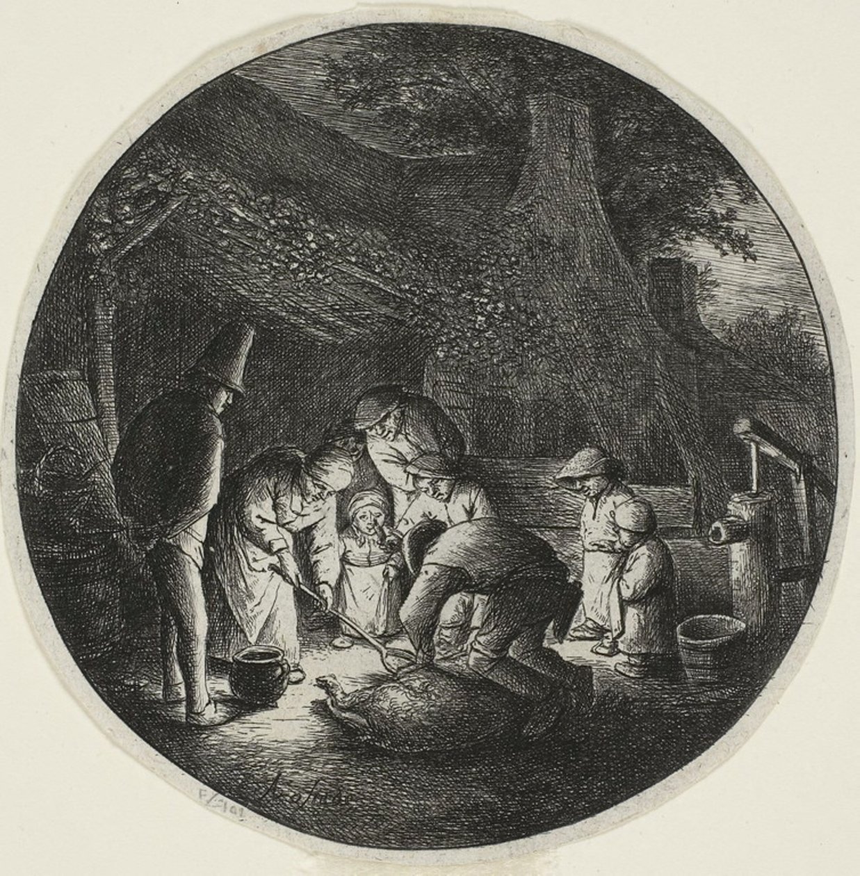 A Disznótorok alkotó: Adriaen van Ostade