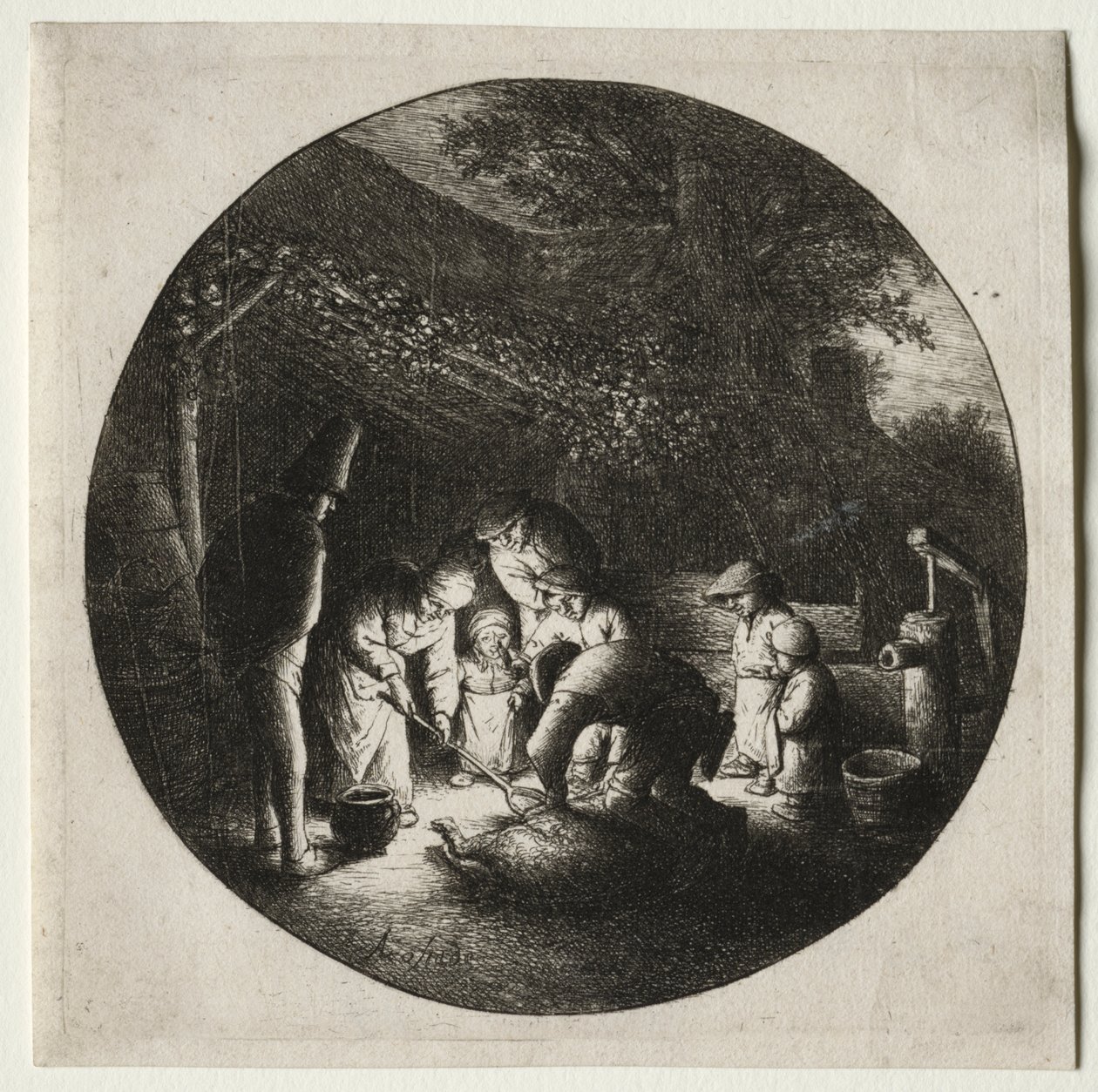 A Disznótorok alkotó: Adriaen van Ostade