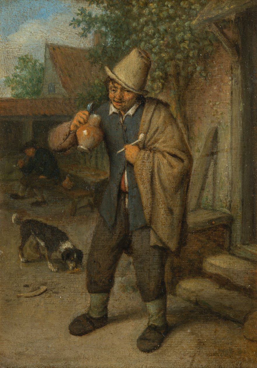 Az ízlelés érzéke (az öt érzékszerv sorozatából) alkotó: Adriaen van Ostade