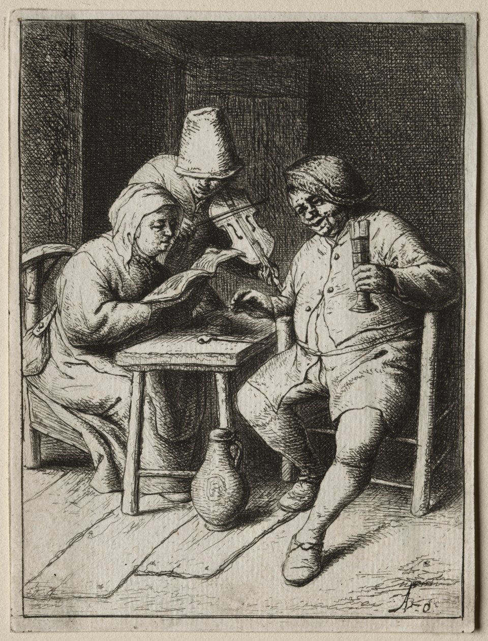 Az énekes alkotó: Adriaen van Ostade