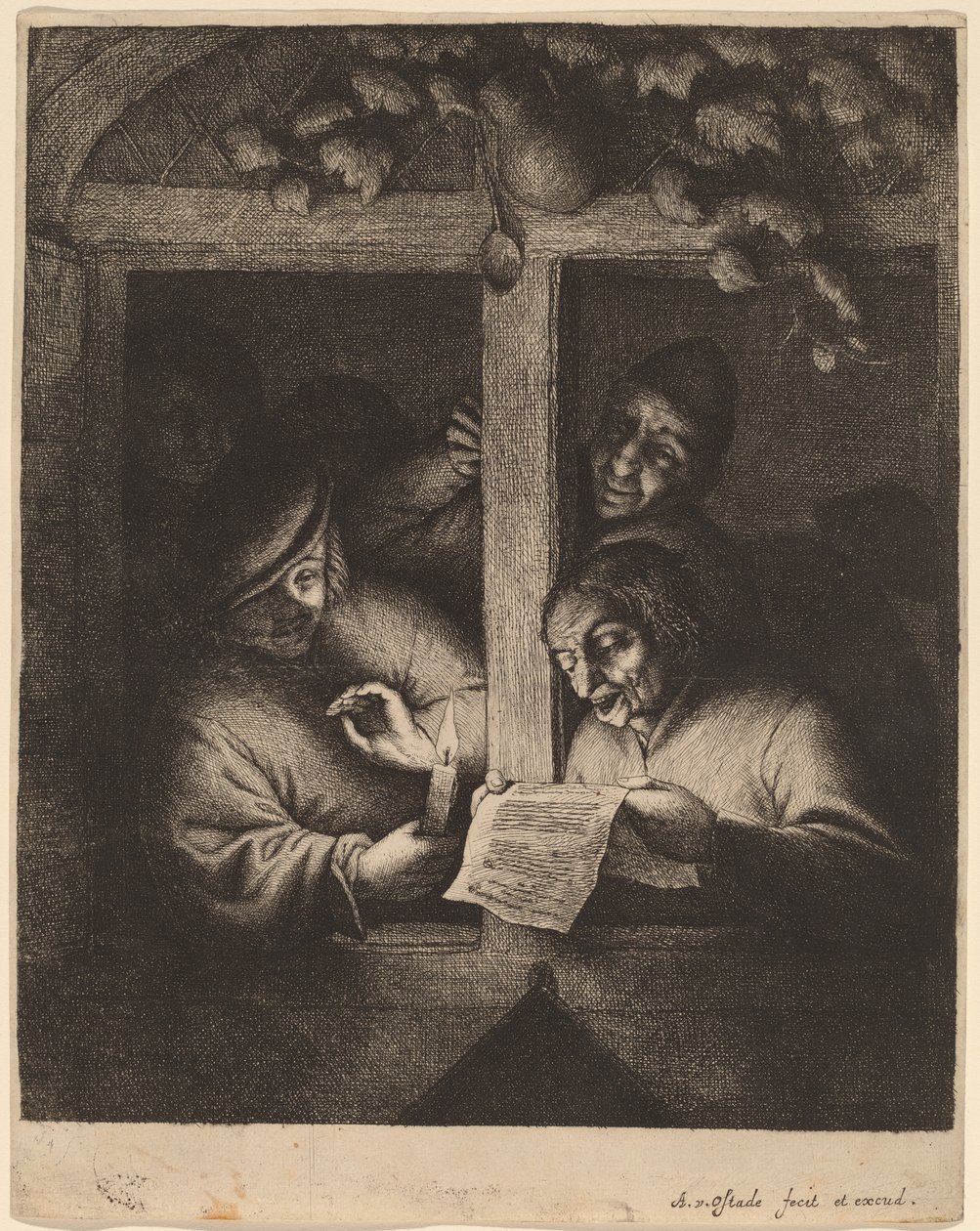 Az Énekesek alkotó: Adriaen van Ostade