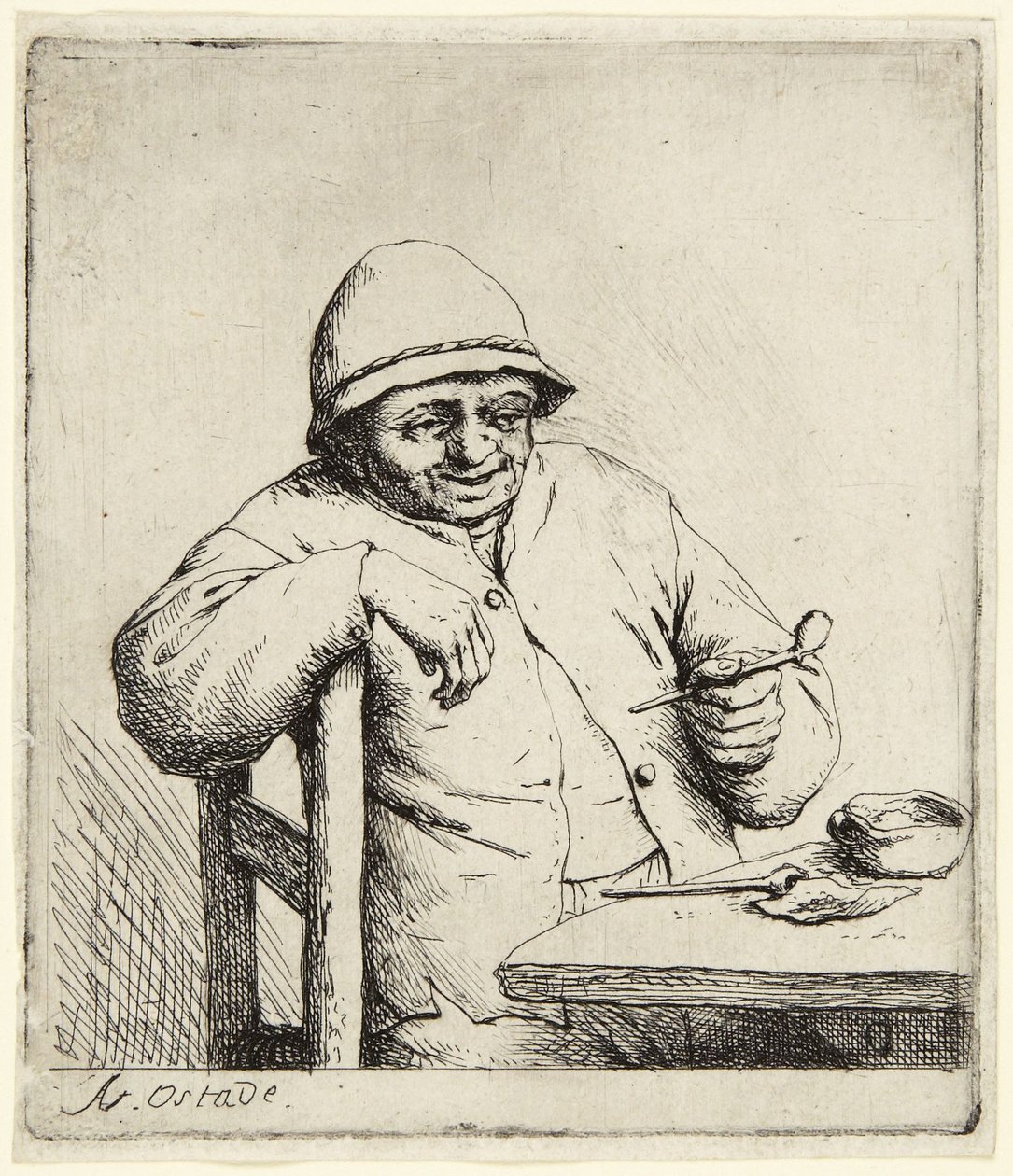 A dohányos alkotó: Adriaen van Ostade