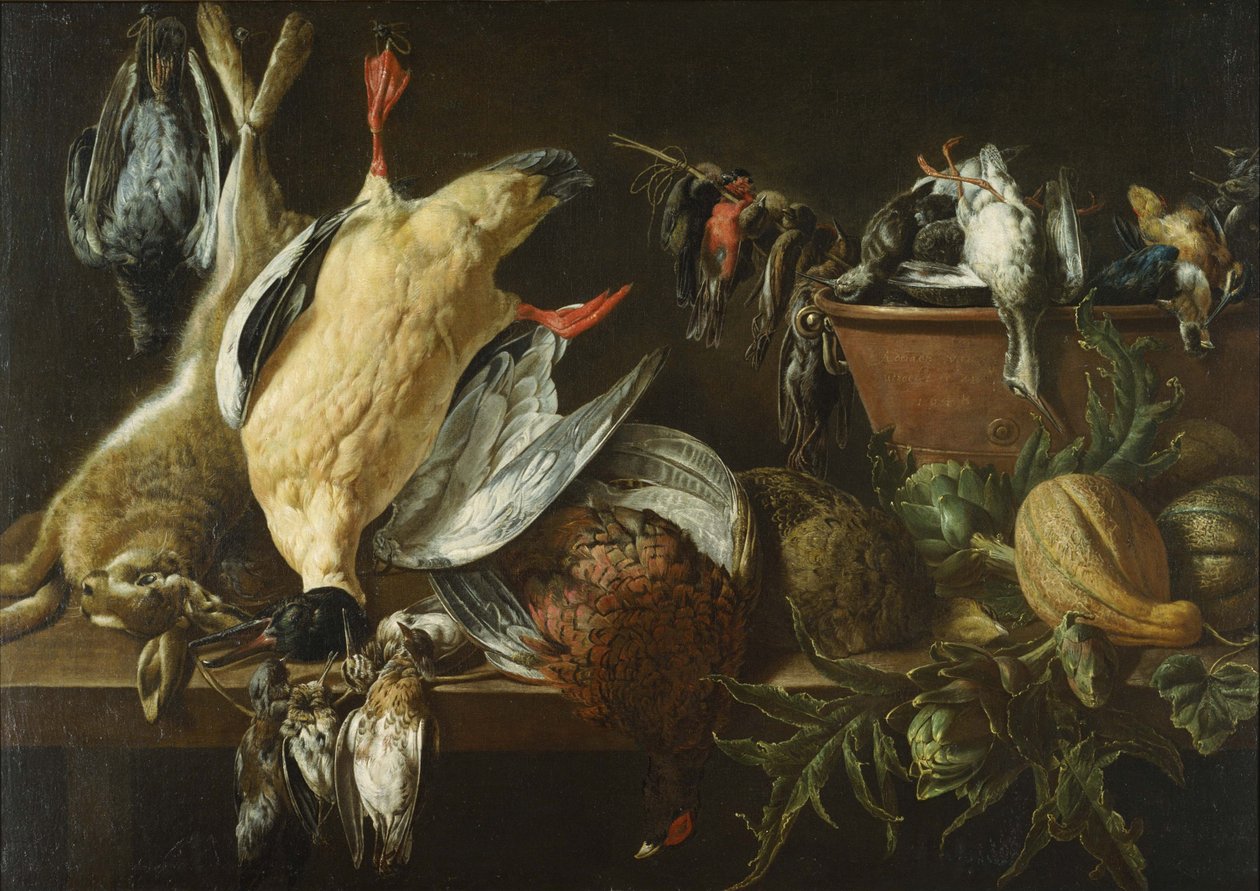 Játékok és zöldségek alkotó: Adriaen van Utrecht