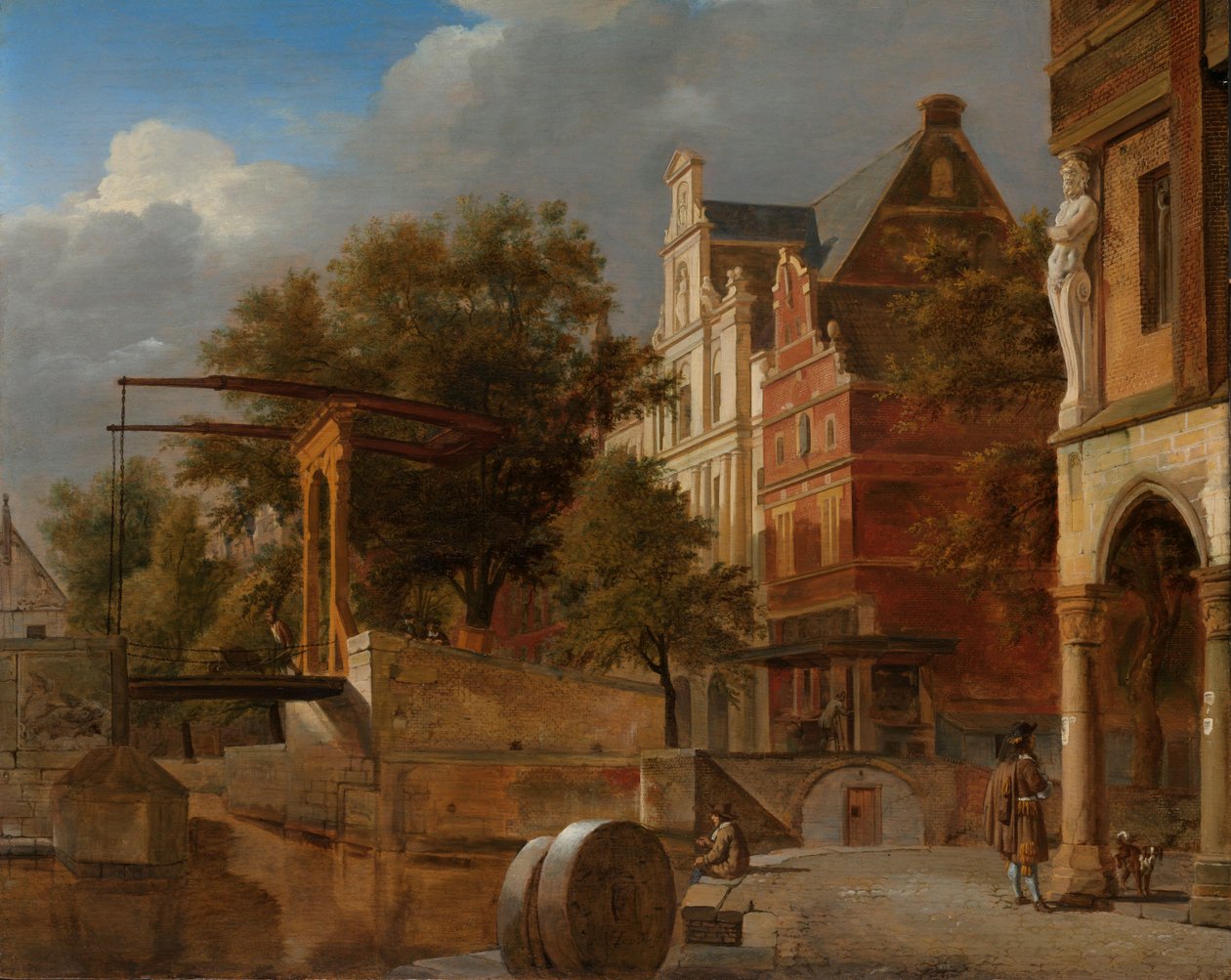 The Drawbridge alkotó: Adriaen van de & Heyden Jan van der (1637 1712) Velde