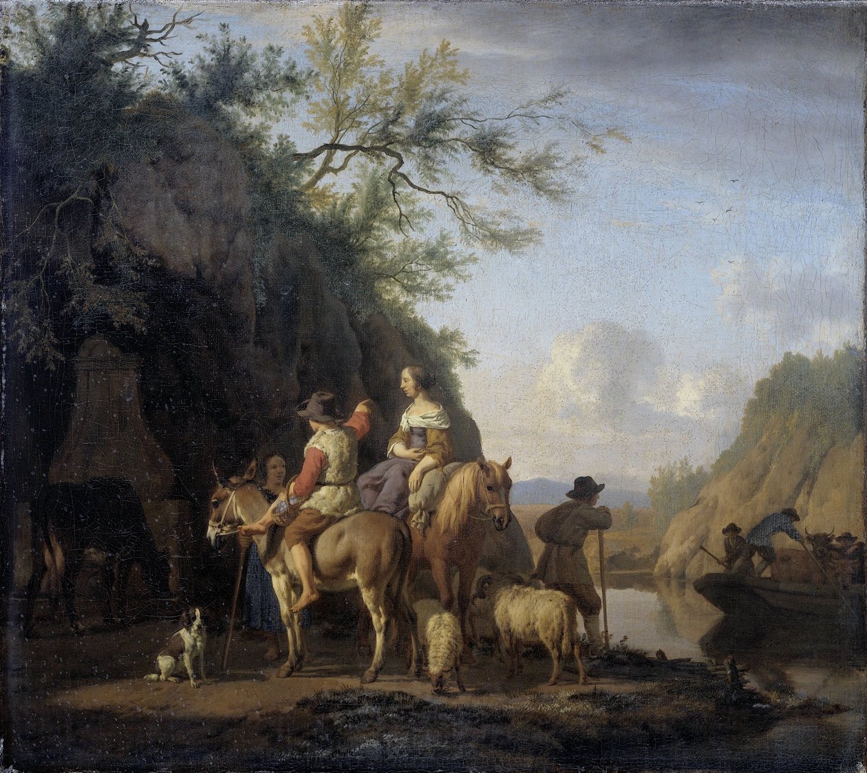 Komphajó alkotó: Adriaen van de Velde