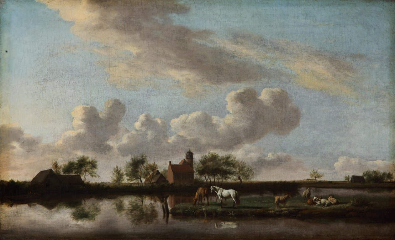 Sík folyóvidék alkotó: Adriaen van de Velde