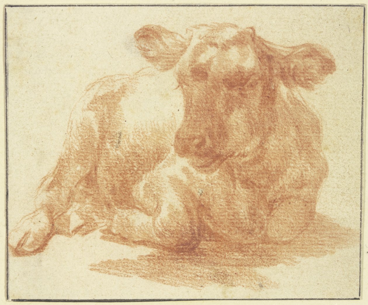 Liegendes Vieh nach rechts alkotó: Adriaen van de Velde