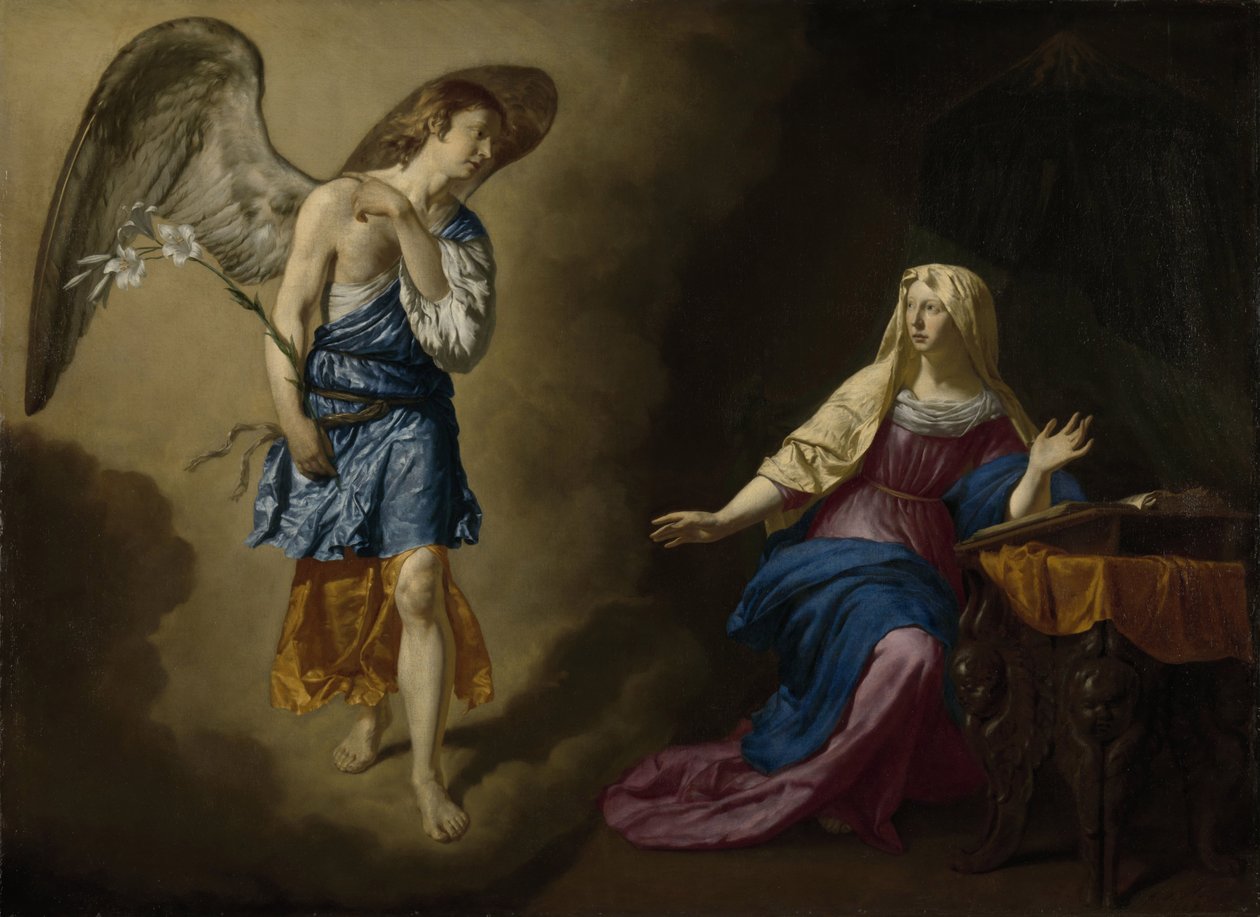 Angyali üdvözlet, 1667 alkotó: Adriaen van de Velde