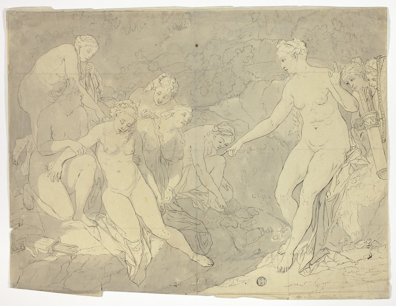 Diana és Callisto alkotó: Adriaen van der Werff