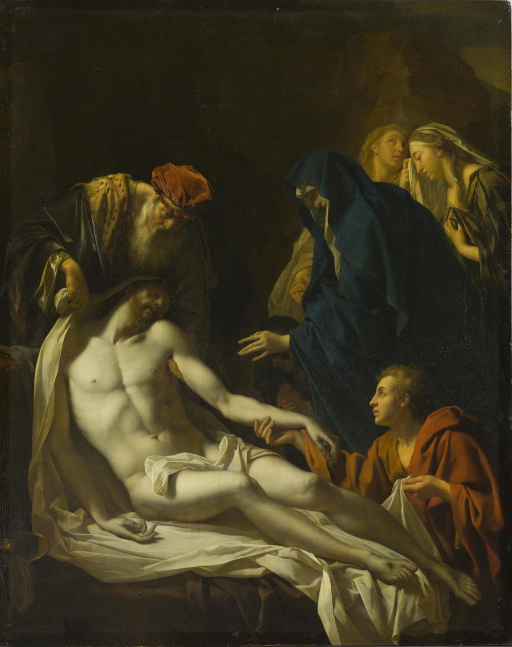 Sírba tétel alkotó: Adriaen van der Werff