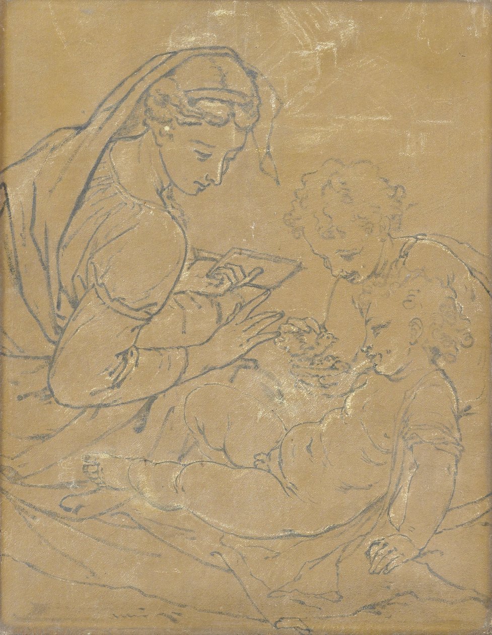 Madonna és gyermeke Szent Jánossal alkotó: Adriaen van der Werff