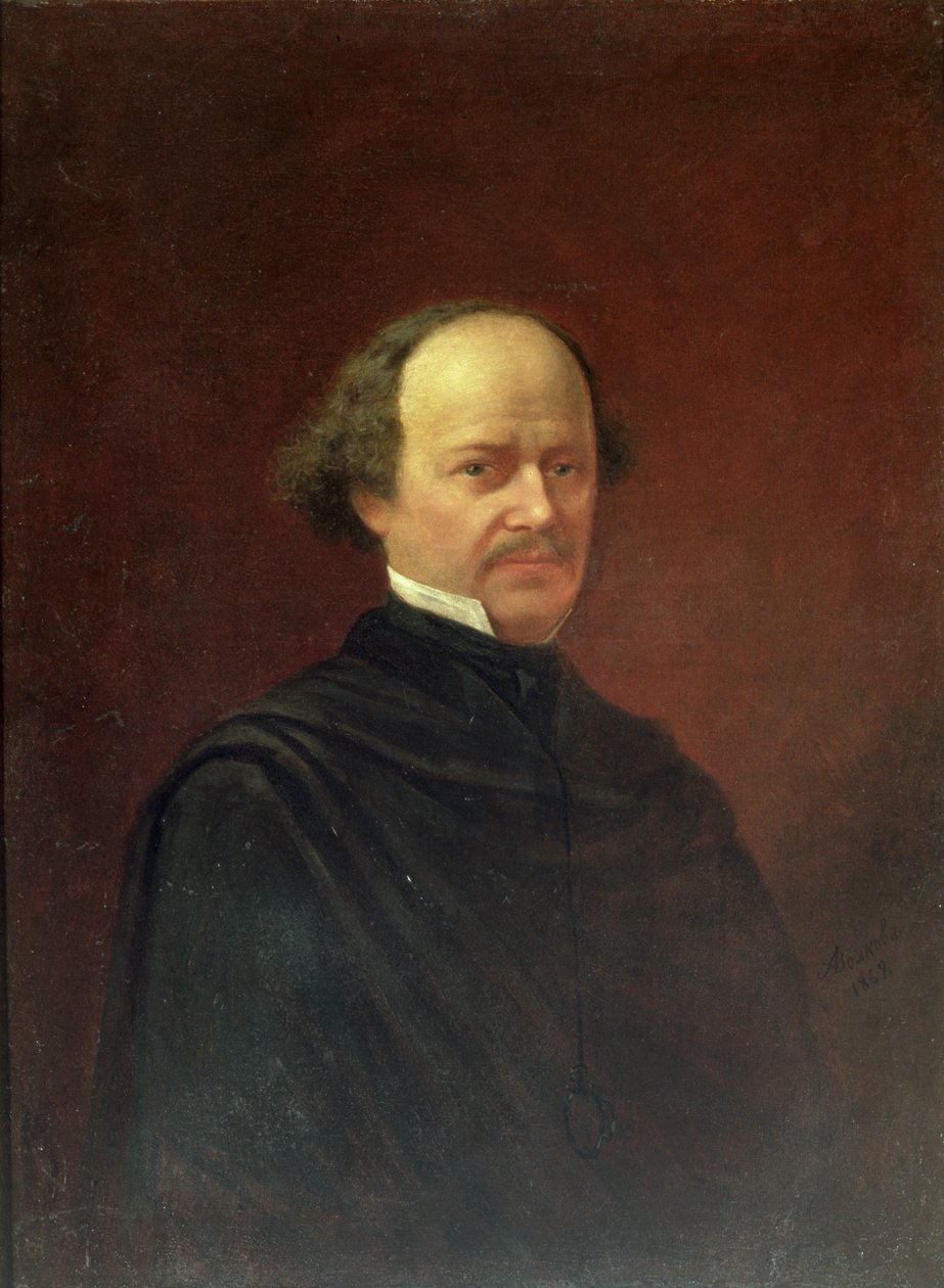 Alexander Dargomyzhski portréja, 1869 alkotó: Adrian Markovich Volkov